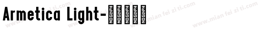Armetica Light字体转换